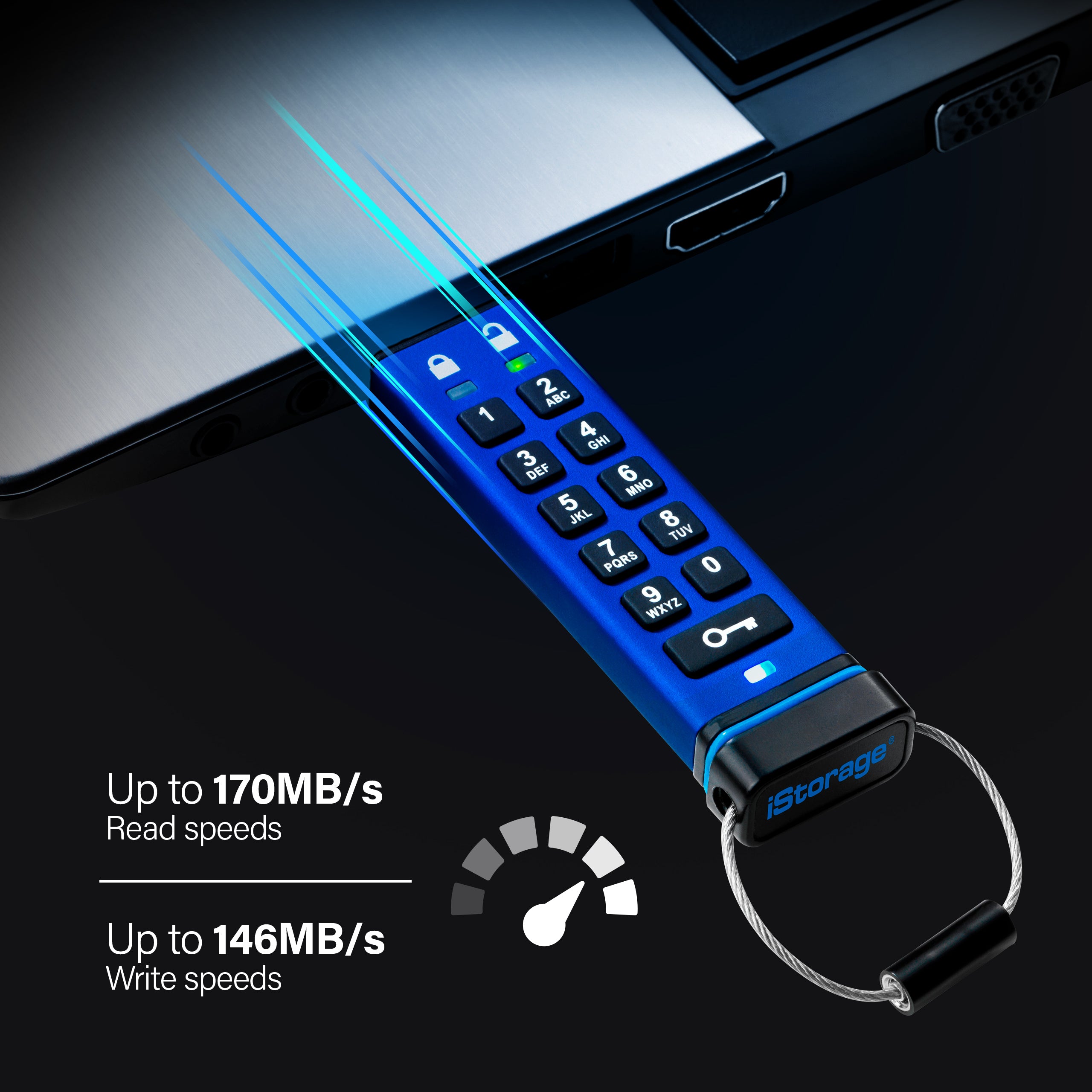 iStorage datAshur PRO — FIPS 140-2 Level 3 and NATO Restricted certifications