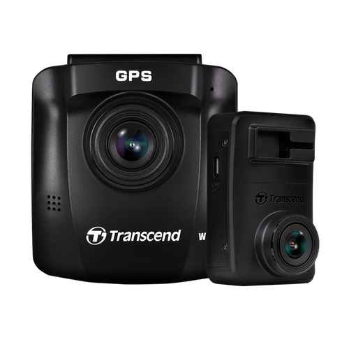 Transcend 64GB Dual Camera Dashcam DrivePro 620, GPS