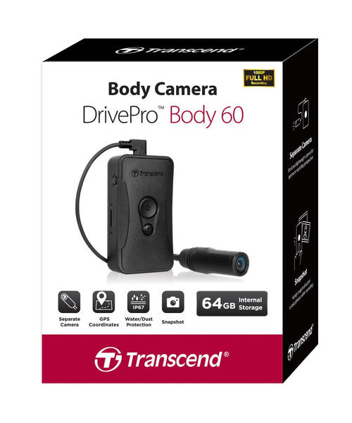 Transcend DrivePro Body 60 Body camera 1080p HD