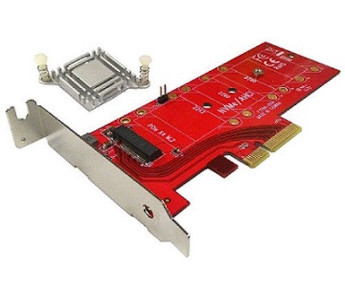 Lycom DT-129A, PCIe 4.0 x4 Carrier Adapter for M.2 NVMe 110mm High Power SSD