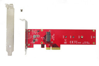 Lycom DT-129 PCIe 4.0 x4 Host Adapter for PCIe-NVMe and PCIe-AHCI M.2 110mm SSD