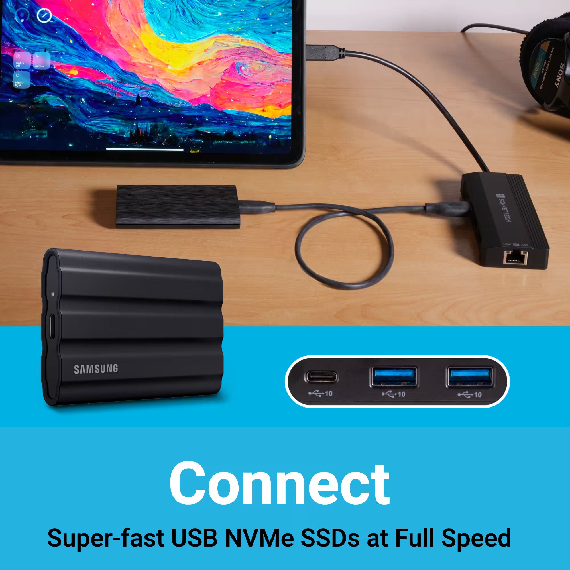 Sonnet Echo 6 USB-C Multi Hub with 4K HDMI and 5Gb Ethernet