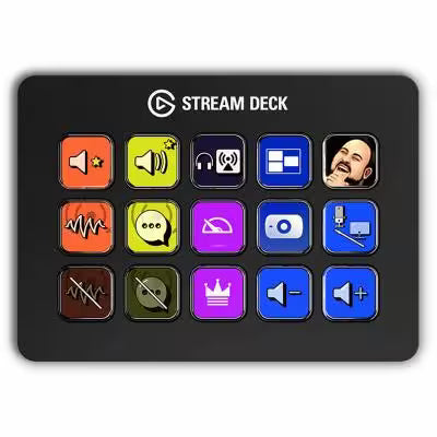 Elgato Stream Deck MK.2 – 15-Key Customizable LCD Controller for Creators & Streamers