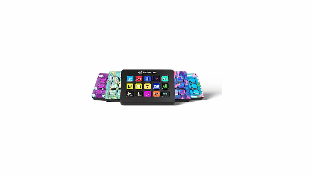 Elgato Stream Deck MK.2 – 15-Key Customizable LCD Controller for Creators & Streamers