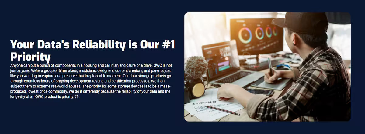 OWC Express 4M2 Ultra Thunderbolt 5 NVMe SSD RAID Enclosure
