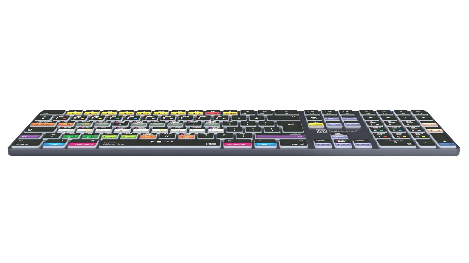 Logickeyboard TITAN Ableton Live keyboard view 6
