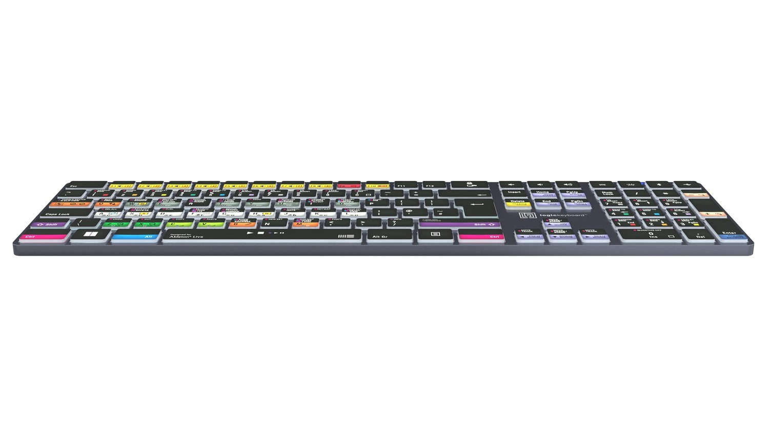 Logickeyboard TITAN Ableton Live keyboard view 7