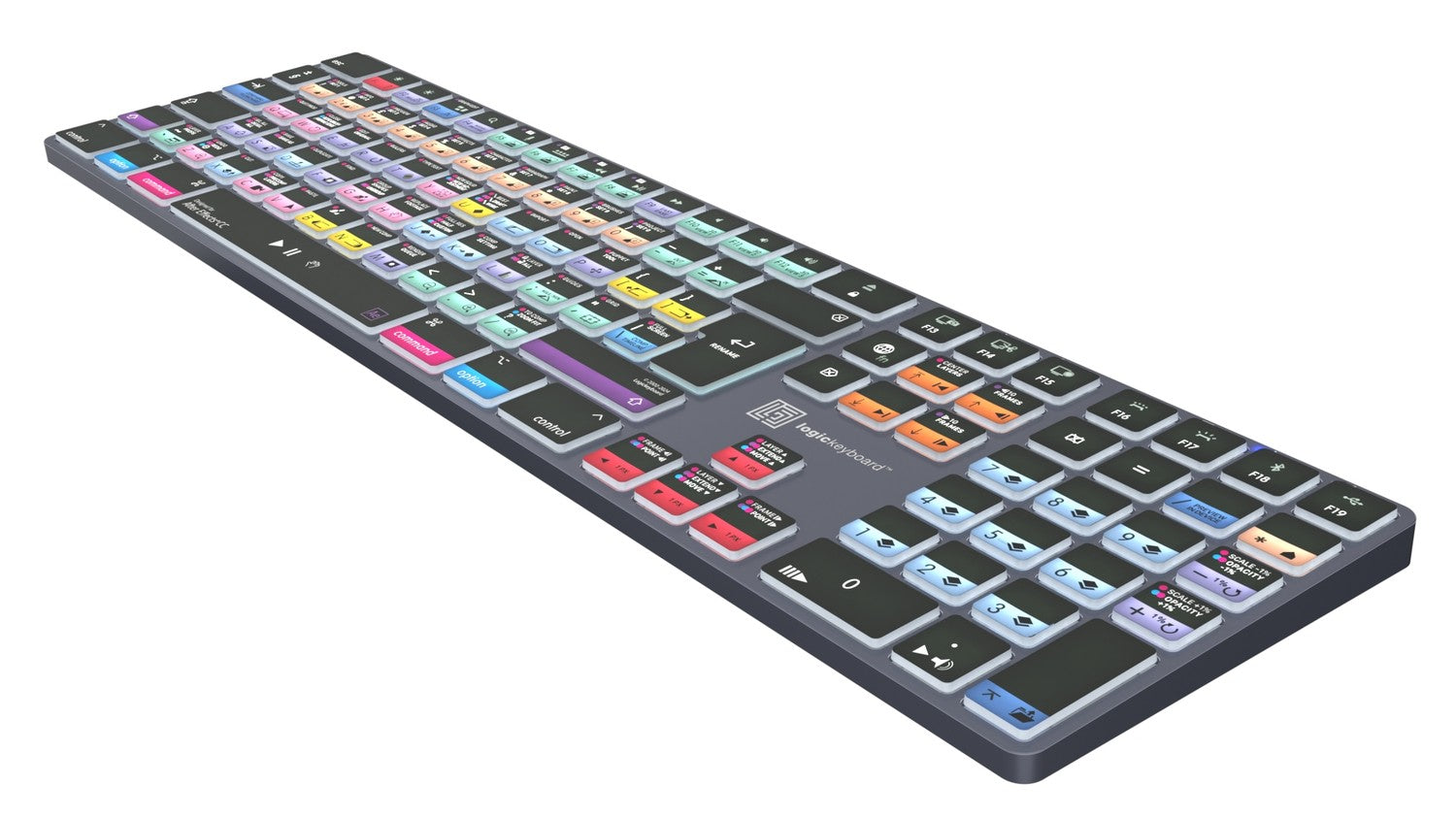 Logickeyboard TITAN After Effects keyboard view 6