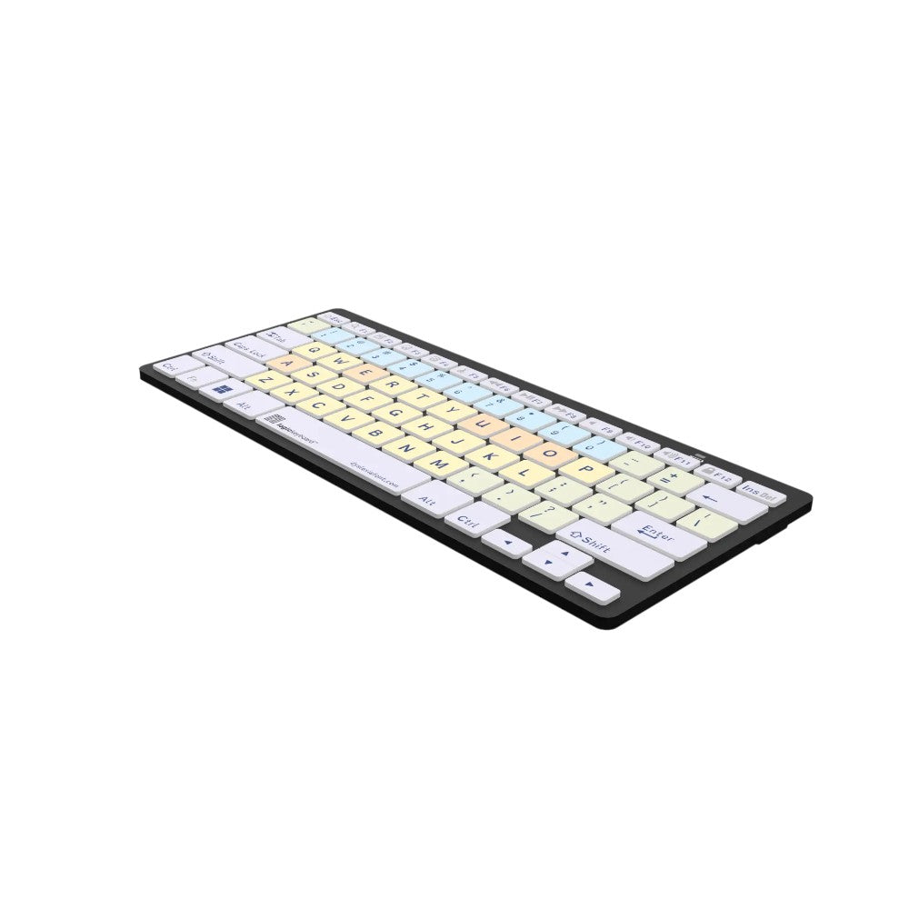 Dyslexie Mini Bluetooth Keyboard for Windows – Enhanced Readability with Dyslexie Font, Wireless Connectivity, Portable Design