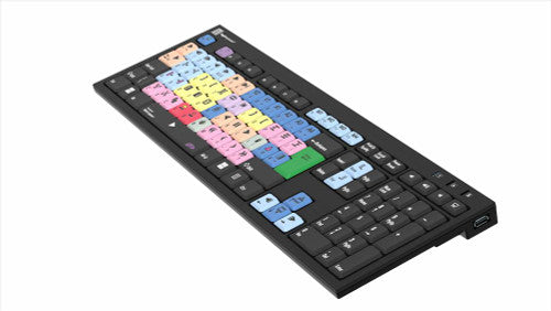 Media Composer Nero Slimline Keyboard for PC - UK English