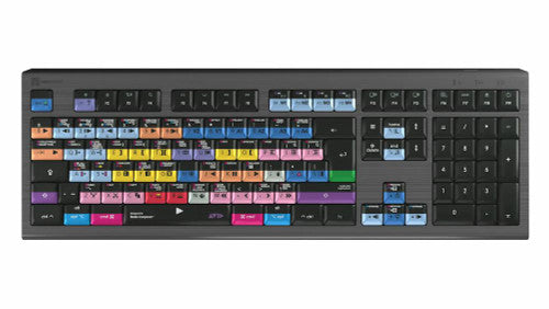 Avid Media Composer 'Pro' layout ASTRA2 Backlit Keyboard - Mac UK English