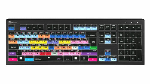 Avid Media Composer 'Pro' layout ASTRA2 Backlit Keyboard - Windows UK English