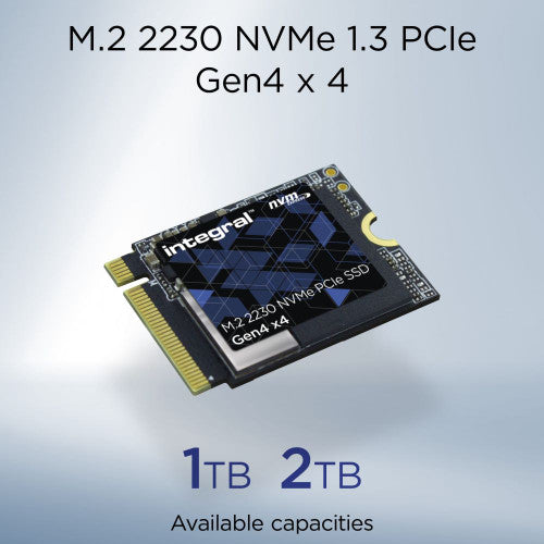 Integral M.2 PCIe NVME Gen4 x4 SSD (2230)