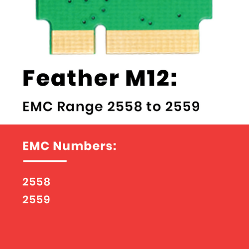 Feather M12 2TB SATA 6G SSD for MacBook Air 11 and 13 inch 2012  models