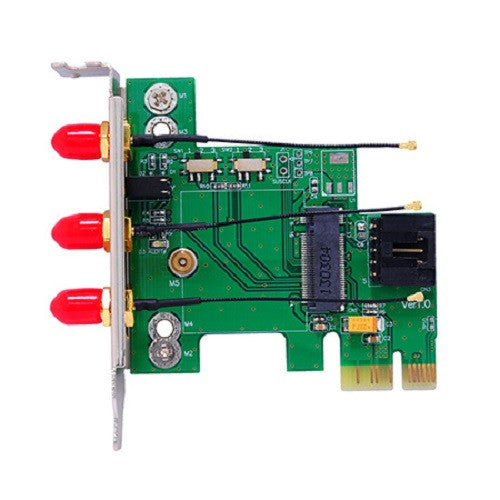 Bplus M2P2H-7260 : M.2 Wireless Card to PCI Express Adapter, 2.4/5.0 GHz with Intel wireless AC 7260NGW/7260NGWGR card