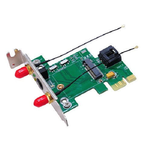 Bplus M2P2H-7260 : M.2 Wireless Card to PCI Express Adapter, 2.4/5.0 GHz with Intel wireless AC 7260NGW/7260NGWGR card