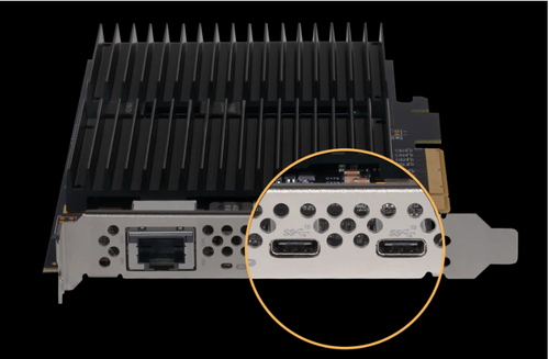 Sonnet McFiver Multifunction adapter card with dual M.2 NVMe SSD slots, 10GbE, and two 10Gbps USB-C Ports