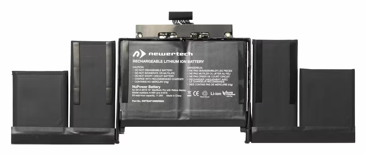 NewerTech NuPower Battery for MacBook Pro Retina 15-inch late 2013 to mid 2015