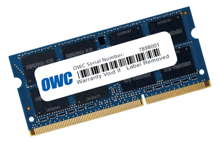 OWC ram 8GB 204-Pin SODIMM DDR3 PC3L-12800 1600MHz 1.35v memory module for Mac