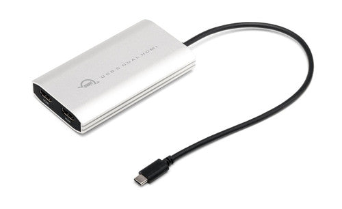 OWC USB-C to Dual HDMI 4K Display Adapter with DisplayLink