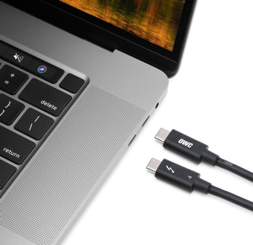 OWC Thunderbolt 4 - Thunderbolt 3 - USB-C Cable - 0.3m to 2m