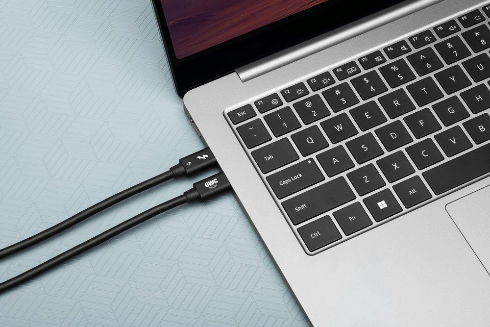 OWC Thunderbolt 5 (USB-C) Cable – High-Speed Data Transfer and 240W Power Delivery, Available in 30cm, 80cm, and 100cm Lengths