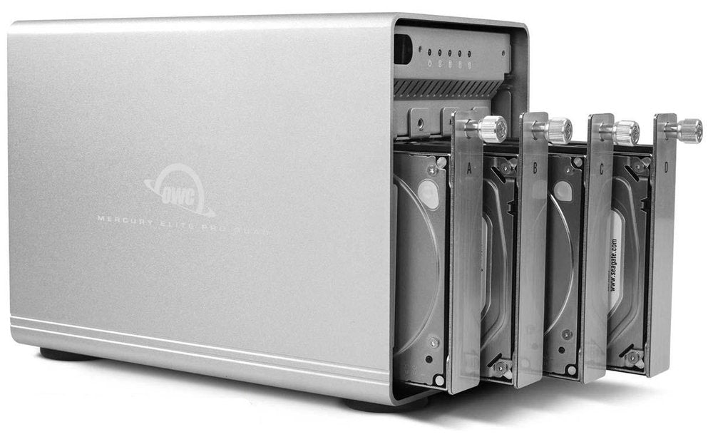 OWC Mercury Elite Pro Quad RAID 5 Four HDD/SSD Bay External Storage Enclosure