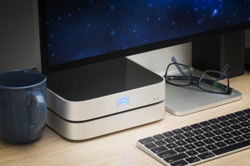 OWC miniStack STX Stackable Storage Enclosure with Thunderbolt Hub expansion silver