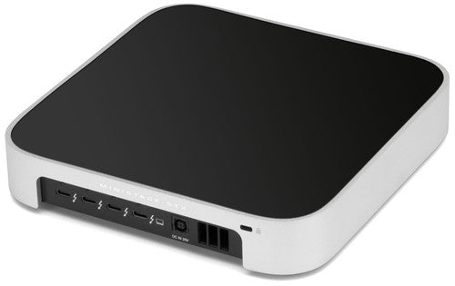 OWC miniStack STX Stackable Storage Enclosure with Thunderbolt Hub expansion silver