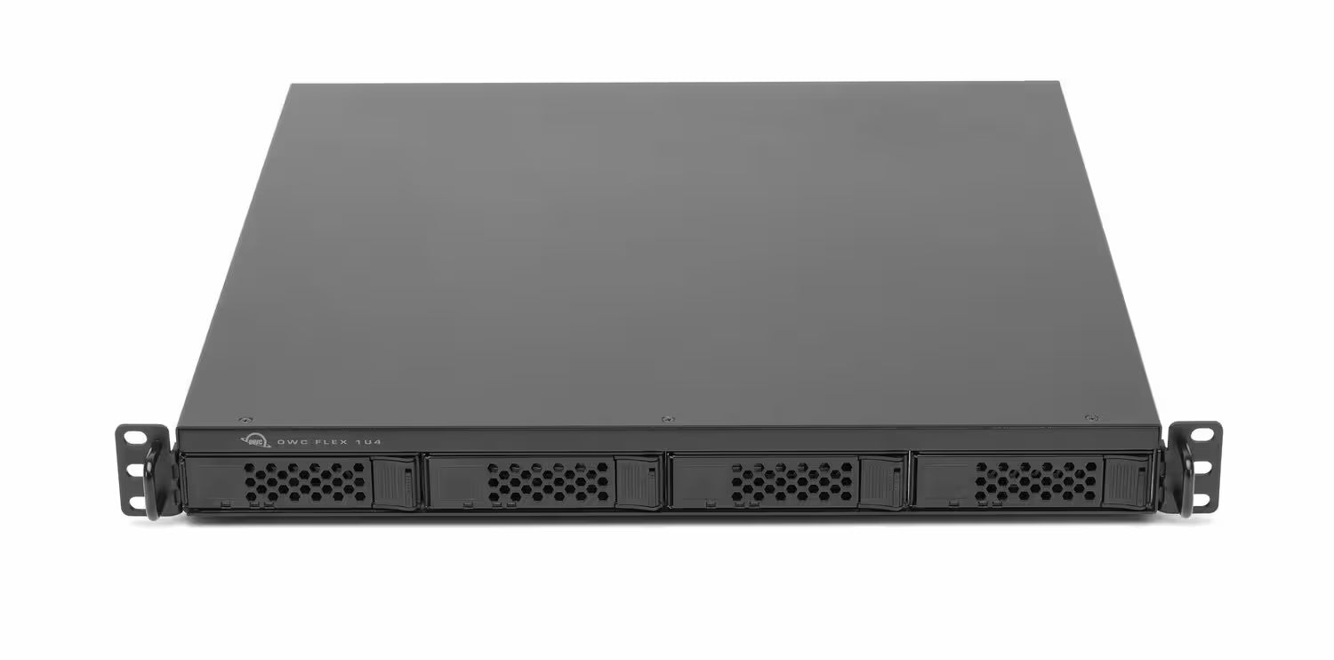 OWC Flex 1U4 Rackmount Thunderbolt Storage Enclosure with SoftRAID Up to 96TB