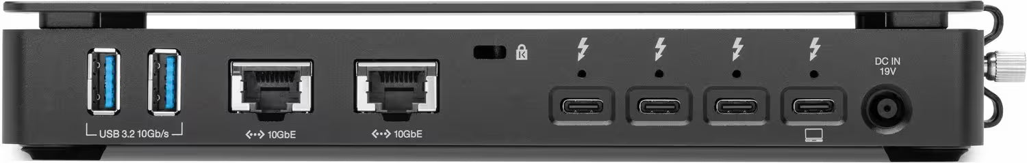 OWC Thunderbolt 5 Dual 10GbE Network Dock – 2.5GbE, 3× TB5, 4× USB 10Gb/s