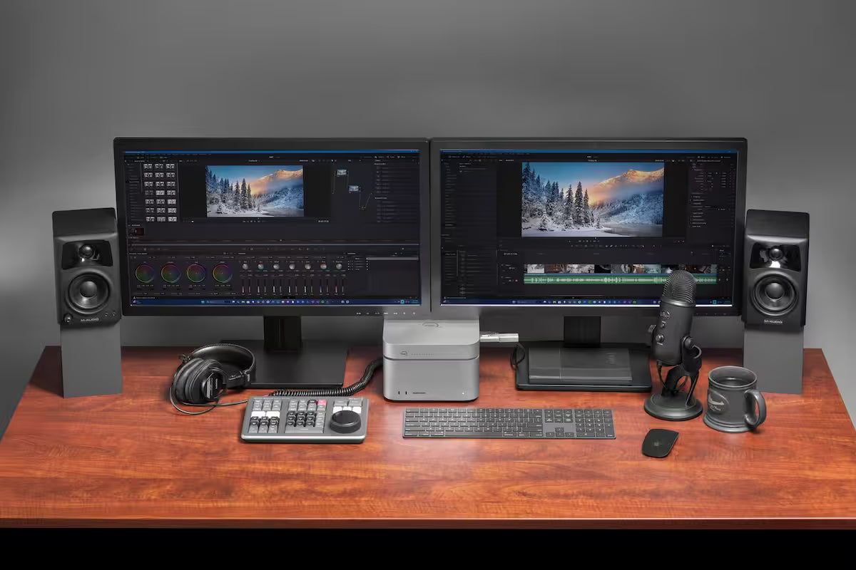 OWC StudioStack Thunderbolt 5 Storage Hub – Configurable HDD & NVMe for Mac & PC