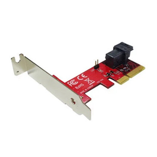 Lycom PCIe 4.0 x4 Host Adapter with miniSAS HD 36P for U.2 PCIe-NVMe SSD