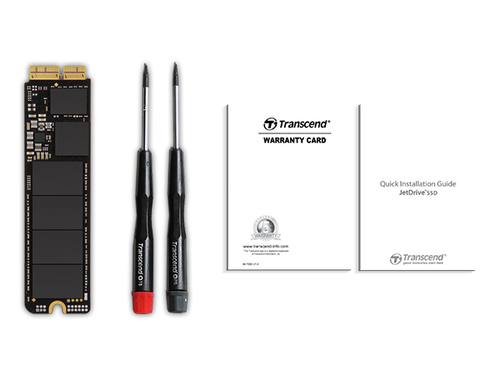 Transcend JetDrive 820 SSD kit - works with any macOS for select Apple Mac from 2013 to current