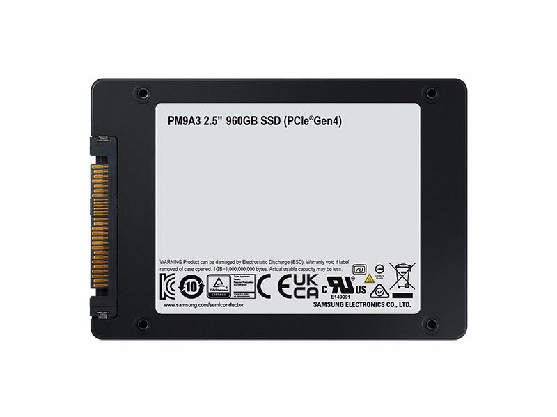 Samsung PM9A3 NVMe U.2 SSD – High-Performance PCIe Gen 4 Storage