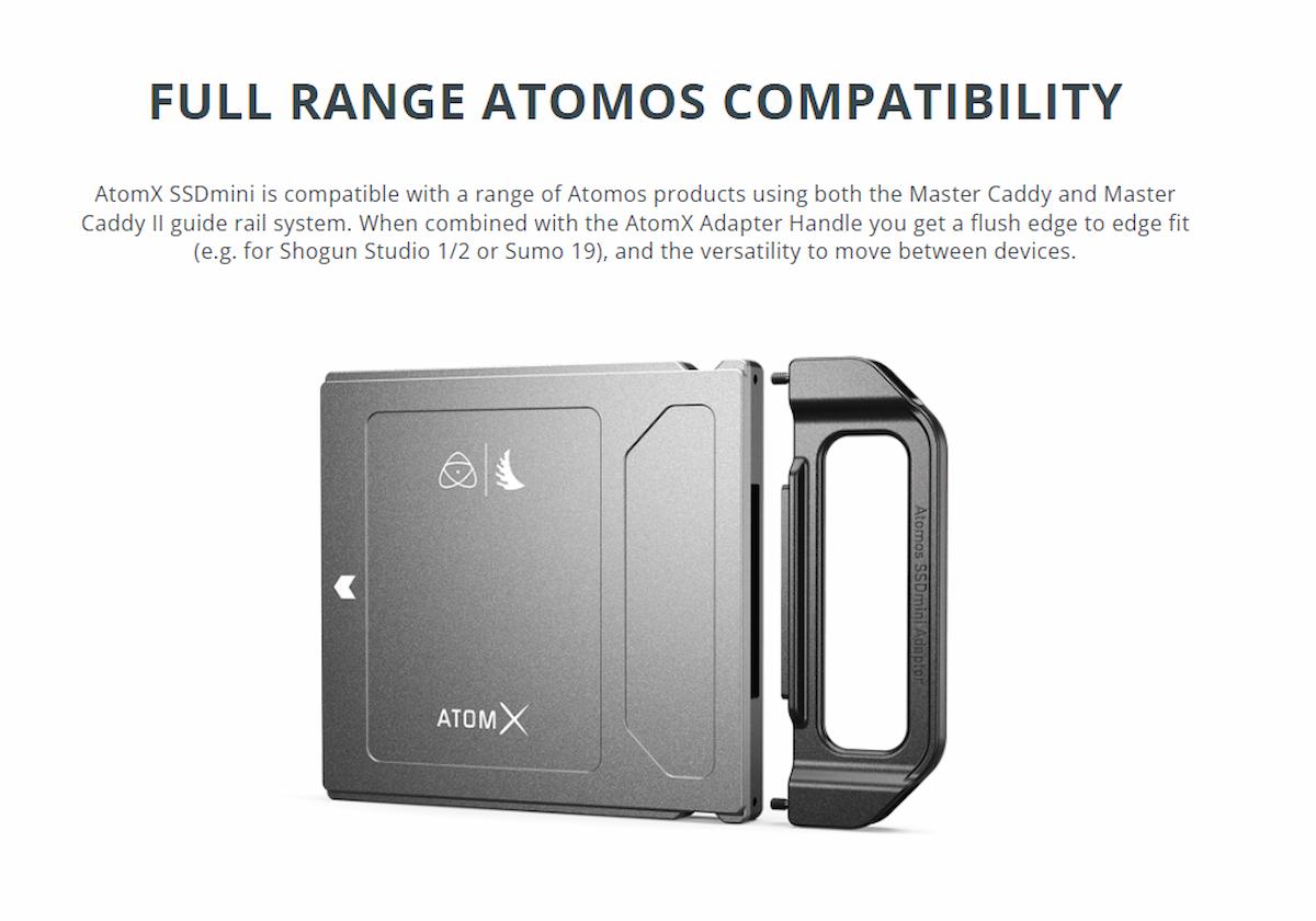 Angelbird AtomX SSDmini 1TB and 2TB - High-Performance SSD for Atomos Devices