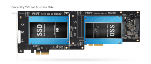 Sonnet Tempo SSD High-performance 6Gb/s SATA 2.5-inch SSD PCIe card - Add your own SSDs