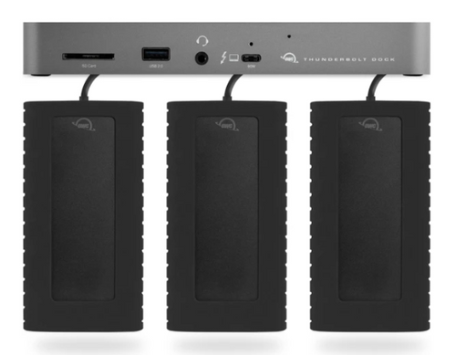 OWC 11 ports Thunderbolt 4 Dock with Thunderbolt 4 cable