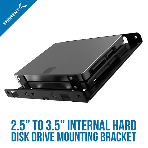 3.5-inch HDD to 2.5-inch SSD Internal Hard Drive Mounting Kit