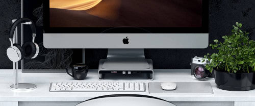 Satechi Type-C Aluminum Monitor Stand Hub for iMac