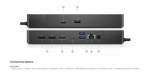 Dell USB-C Dock – WD19S 130W, USB 3.2 Gen 1, HDMI, Display port, Ethernet