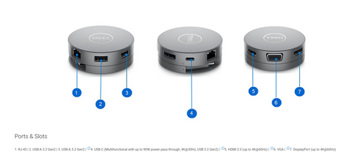 DELL USB-C 7-in-1 Mobile Adapter