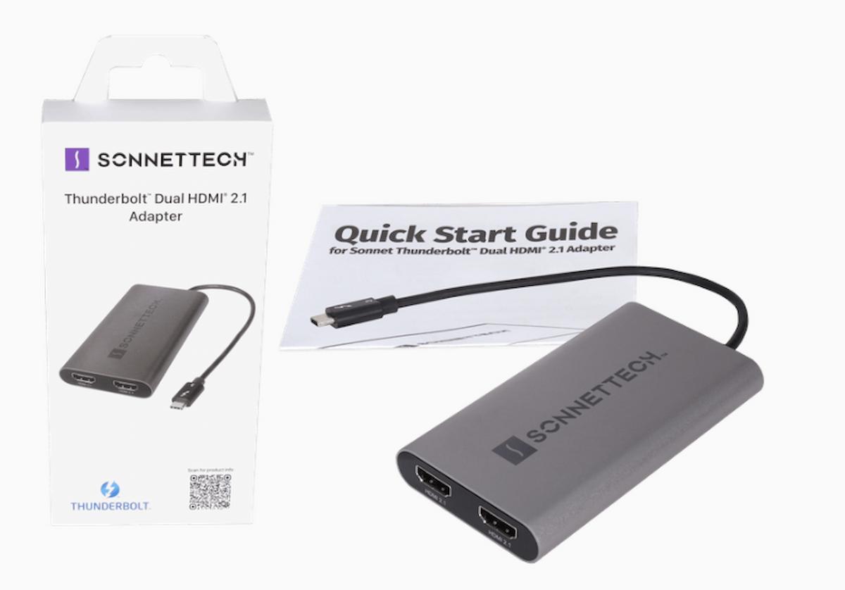 Sonnet Thunderbolt 3 Dual 4K HDMI 2.1 Adapter