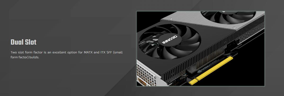 Inno3D GeForce RTX 4070 Super Twin X2 GDDR6X 12GB Graphics Card