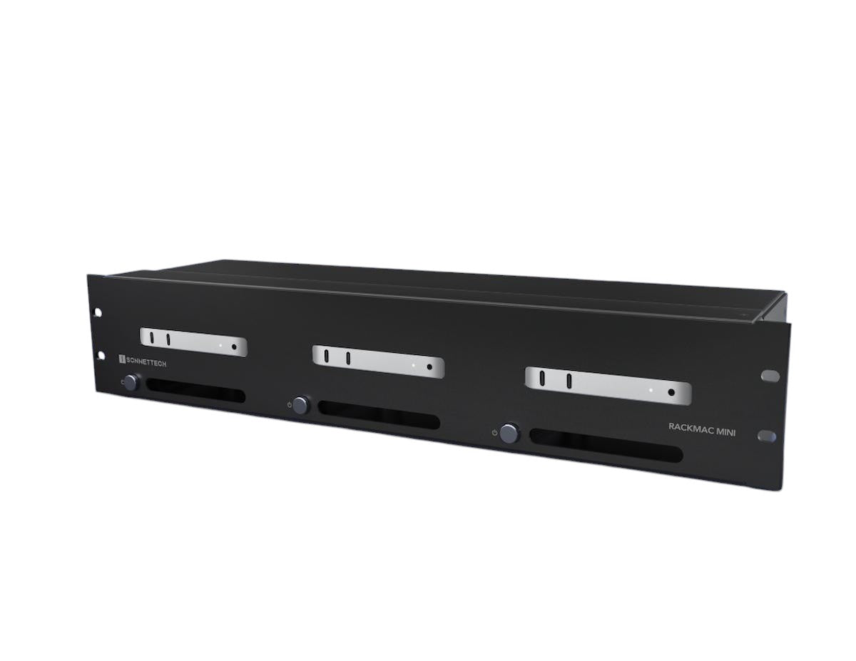 RackMac mini (2024+) – 2U Rackmount Enclosure for Up to Three Mac mini Computers
