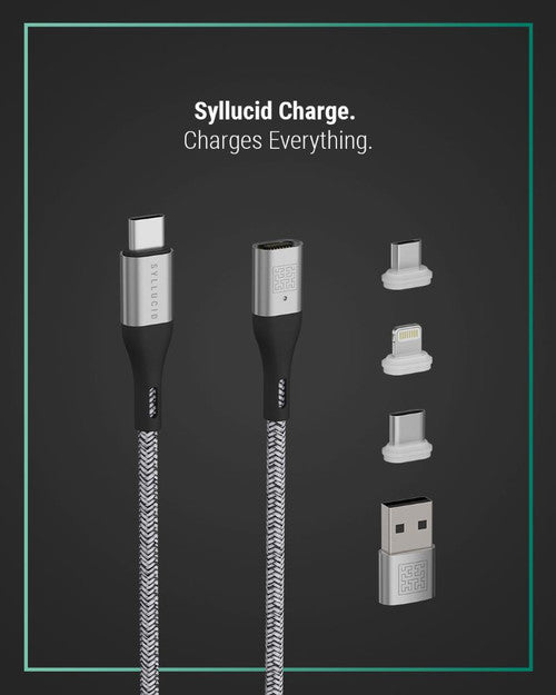 Syllucid All-in-one universal charging cable for all electronic devices