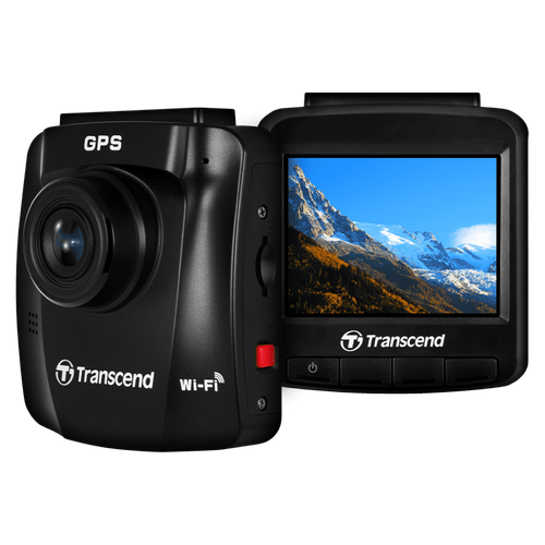 Transcend 64GB DrivePro 250 dashcam, Suction Mount, GPS