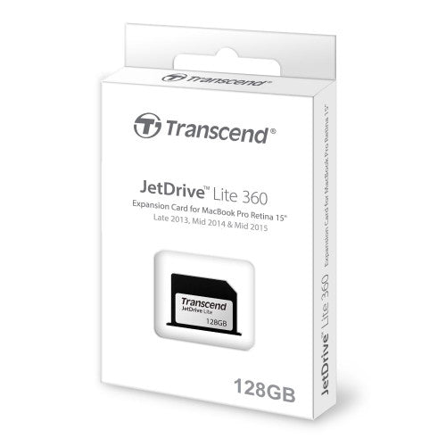 Transcend JetDrive Lite 360 removable storage expansion card for MacBook Pro Retina 15-inch Late 2013 to Mid 2015