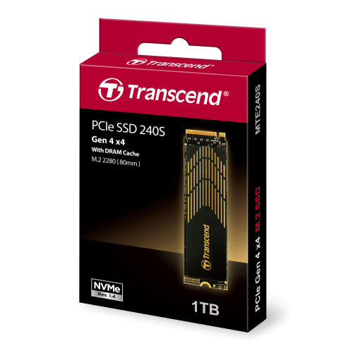 Transcend High-end M.2 (2280) NVME PCIe Express Gen 4.0 x4 3D NAND 240 series SSD