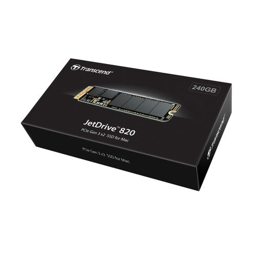 Transcend JetDrive 820 SSD kit - works with any macOS for select Apple Mac from 2013 to current